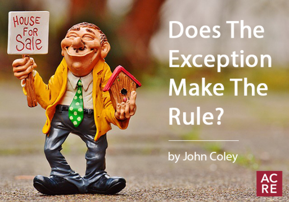 Does The Exception Make The Rule?
