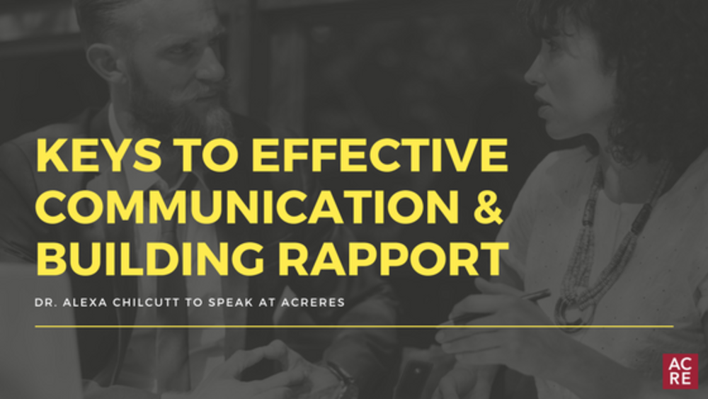 Dr. Alexa Chilcutt to Speak at ACREres