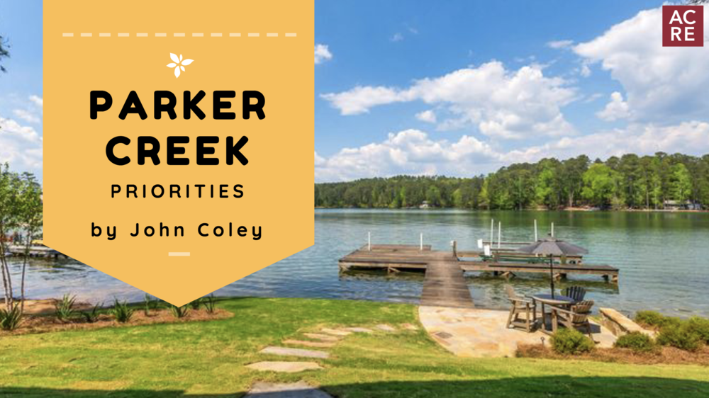 Parker Creek Priorities