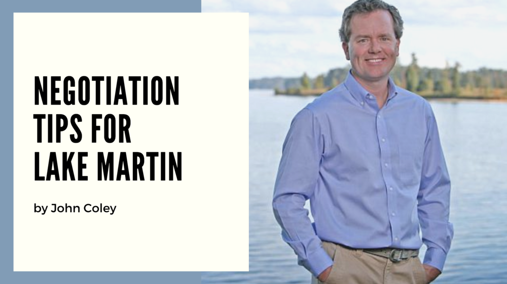 Negotiation Tips for Lake Martin