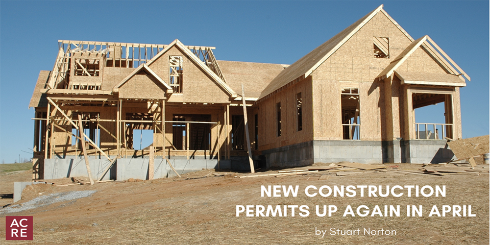 New Construction Permits Up Again in April
