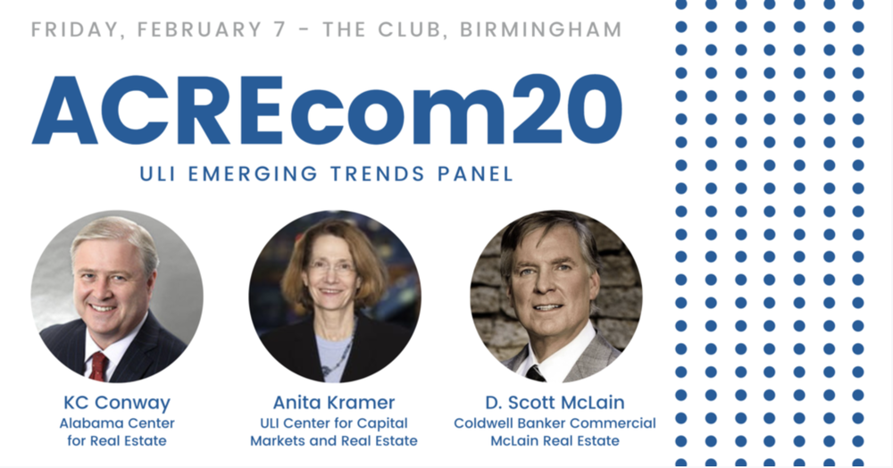 ULI Emerging Trends Panel to Discuss Recent Report at ACREcom 2020