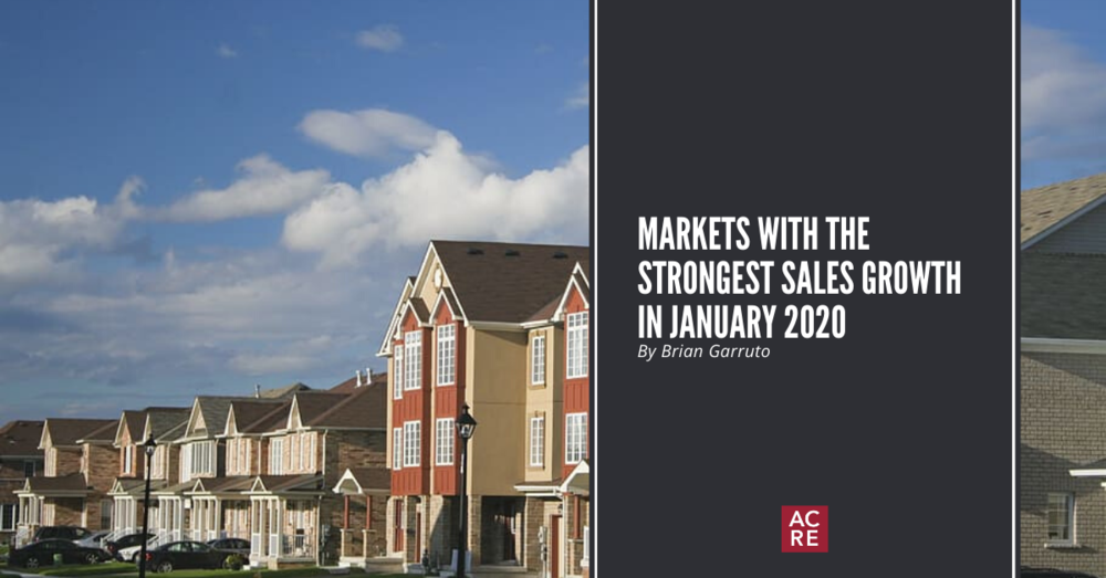 Markets With the Most Sales Growth in January 2020