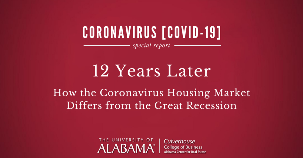 12 years later: how the coronavirus housing market differs from the Great Recession