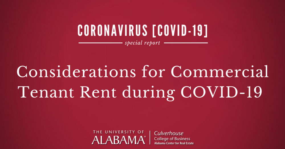 Considerations for commercial tenant rent during COVID-19 with David Skinner