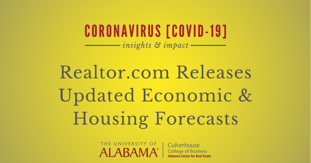 Realtor.com releases updated economic and housing forecast